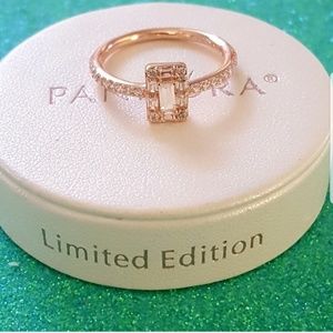 Rose gold pandora ring